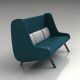 Erik Jørgensen In Duplo 3 seater Sofa 