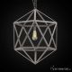 Restoration Hardware Steel Polyhedron Pendant