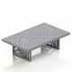West Elm linear cutout outdoor coffee table