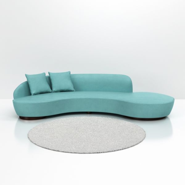 Circular Sofa Revit Baci Living Room