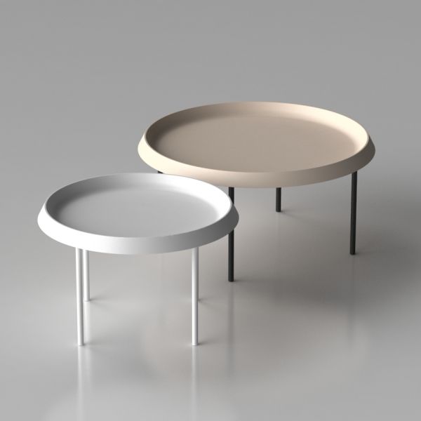 HAY TULOU COFFEE TABLE / Φ55xH35 ホワイト TULOU COFFEE TABLE｜北欧デンマーク インテリアブランドの通販