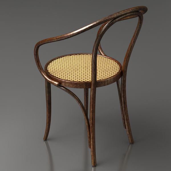 3D Thonet bentwood Armchair