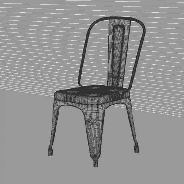 3D Tolix A Chair
