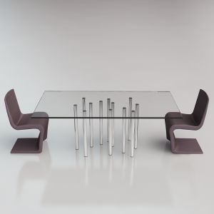 Bonaldo Mille Rectangular Dining Table 