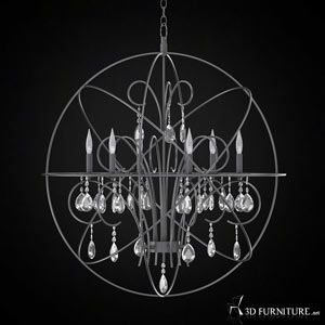 Restoration Hardware Foucault's Orb chandelier